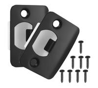 VINTORKY Plaque de Gâche Installation Facile en Acier Inoxydable 2pcs Résistance aux Conditions Difficiles pour Serrure de Porte pour Bureaux et Commerces
