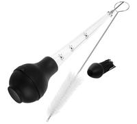 VINTORKY Poire à Jus et Accessoires Barbecue la Cuisine en Acier Inoxydable Injecteur de Condiments Outil pour Injecteur de Dinde pour Viande Cuisine et Marinade