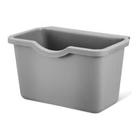 VINTORKY Poubelle sous L'évier en Plastique Petite Capacité Crochet Cuisine, Bac à Compost Moderne et Solide pour Rangement des Déchets Ménagers