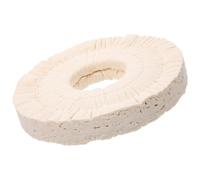 VINTORKY Roue à Polir Diamètre 50mm Robuste en Tissu Non Tissé Beige Accessoire Pratique et Solide pour Machine à Plaquer les Chants Automatique