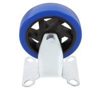 VINTORKY Roulettes en Caoutchouc Robustes Directionnelles Haute Résistance Plaque en Acier pour Différentes Tâches Industrielles et Environnements Variés, Maniabilité Optimale