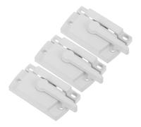 VINTORKY Serrure Croissant Blanche Installation Facile pour Fenêtre Coulissante en Alliage de Zinc Design à Trou Moyen, Lot de 3 Pièces pour Sécurité Domestique