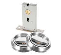 VINTORKY Serrure Invisible Acier Inoxydable pour Porte à Galandage Intérieur Petit Verrou Encastré Élégant et Fonctionnel avec Poignée Discrète Double Face pour Maison et Bureau