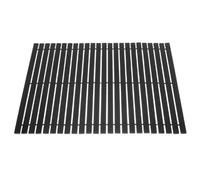VINTORKY Tapis de Bain en Bambou Antidérapant Noir Antidérapant, Matelas Naturel Élégant pour Hôtel et Toilettes, sans Assemblage Requis