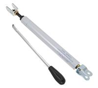 VINTORKY Tige de Pompe à Gaz Blanche pour Fauteuil de Barbier, Accessoire en Fer Robuste avec Réglage de Hauteur pour Usage Commercial et Bureau