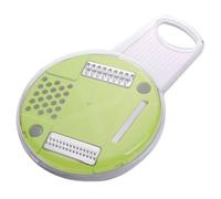 VINTORKY Trancheuse à Aliments Cuisine Multifonction, Acier Inoxydable Vert | Râpe en Acier Inoxydable, Découpe Sûre et Multi-usage, pour Légumes, Pommes de Terre, Fruits