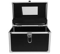 VINTORKY Trousse de Maquillage Professionnelle pour Voyage en Aluminium avec Serrure Sécurisée et Design Élégant, pour Salle de Bain et Jardin