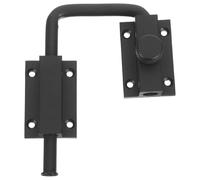 VINTORKY Verrou Utilisation Simple en Acier Inoxydable Noir Multifonction 10,5x8,5x1,6 Cm Sécurité Anti-effraction pour Fenêtres et Portes Intérieures pour Garçon et Filles et Personnes