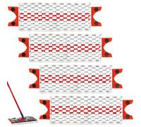 Vinuwu 4 pcs serpillères de Rechange pour Vileda Ultramax & Turbo | lavette en microfibre compatible Balai Plat Vileda, Non compatible avec Ultramax XL, Turbo XL, Spraymax