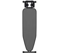 VIOFOTT Planche à repasser 110 x 34 cm, réglage de la hauteur à 7 niveaux, pliable, housse en coton résistant à la chaleur, grille d'aération métallique, avec repose-repasser, cadre en acier stable