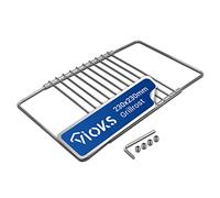VIOKS Grille de Barbecue Plaqué Chrome 230-400 mm Extensible Grille de Four/Grille de Cuisson/Grille de Four/Grille de Cuisson Extensible pour Four - Grille de Four/Grille de Cuisson/Grille de