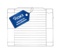 VIOKS Grille de cuisson de rechange, pour Amica 8056826, 430 x 375 mm, en métal, pour four et cuisinière