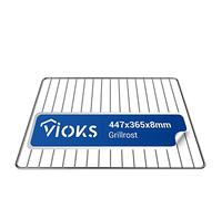VIOKS Grille de cuisson en acier inoxydable 447 x 365 mm de rechange pour C00081578 Indesit 482000022702 Whirlpool Four rouille/cuisinière Grille
