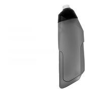 Violiica Gourde de vélo 600 ml au design aérodynamique avec cage en fibre de carbone, matériau PP5, à presser pour boire, pour vélos avec supports de porte-bidon, gris