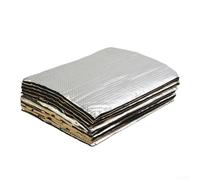 Violiica Lot de 20 feuilles de tapis insonorisants pour voiture, 5 mm d'épaisseur, matériau butyle imperméable, panneaux d'amortissement du bruit pour voiture, van, caravane, camping-car 250 x 180 mm