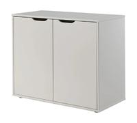 Vipack Commode enfant Pino 2 portes battantes 86 cm Blanc
