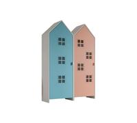 Pack - 2 Armoires Enfant ""Casami Bruges"" 171cm Bleu & Rose