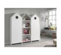 Vipack Casami 2 Armoires 1 Porte Blanc + Armoire Ouverte