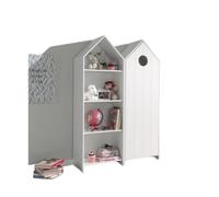 Vipack casami armoire ouverte + armoire 1 porte blanc