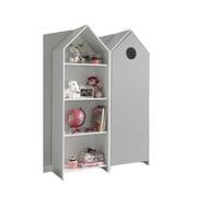 Vipack CASAMI Armoire ouverte + Armoire 1 porte Gris