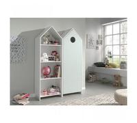 CASAMI Set 2 pcs. composé de : Armoire à étagères, armoire à 1 porte avec façade en menthe