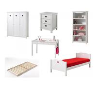 Vipack Chambre complète enfant Amori - Blanc