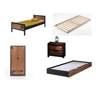 Vipack chambre enfant Alex - Marron