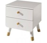 Vipack Chevet Billy blanc satin Blanc G