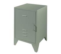 Vipack Chevet En Mtal Bronxx 1 Porte 1 Etagere 60x40x40cm Vert Olive Mat Vert