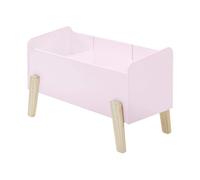 Vipack coffre à jouets kiddy vieux rose