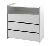 Vipack Commode enfant 3 tiroirs - Blanc