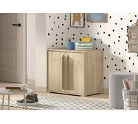 VIPACK - Commode SAM à 2 portes, finitionReproduction mélaminé chêne