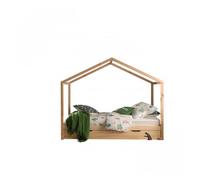 Vipack Lit Dallas ZH 90x200 cm Naturel + lit bas Naturel