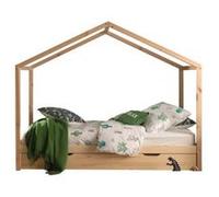 Vipack Dallas Lit ZH 90X200cm Naturel + lit gigogne Beige G