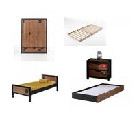 Vipack Ensemble chambre Alex - Marron