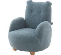 VIPACK - Fauteuil enfant motif oursons, revêtement bou leu