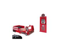 Vipack Funbeds Lit junior pompier + Armoire Petrol Pump 1 porte