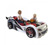 Vipack lit voiture Brap Brap, Blanc
