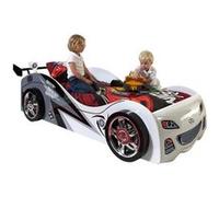 Vipack Lit voiture enfant Funbeds Brap Brap 90x200 cm Blanc