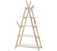 Vipack KIDDY Bibliothèque Design 80cm Naturel Blanc Blanc G