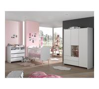 Vipack Kiddy Lit Bb + Commode + Plan Langer + Garde Robe + Bibliothque Design