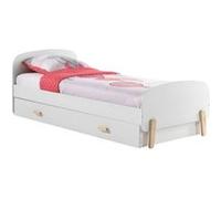 Vipack - Ensemble Kiddy composé d'un lit simple 90 x 200 cm et d'un tiroir de lit