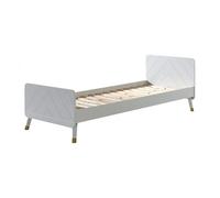 Vipack lit billy blanc satin 90x200cm