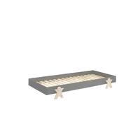 Vipack lit d’appoint Modulo Smiley - Gris
