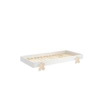 Vipack Lit d'appoint Modulo Puzzle - Blanc