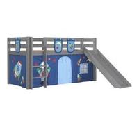 Pack - Lit Enfant Toboggan, Tente & 3 Pochettes Pino Astronaute II Gris
