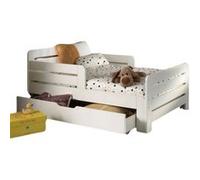 Vipack – Lit évolutif Jumper – Tiroir et matelas – Blanc