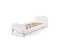 Vipack lit simple kiddy en bois laqu...
