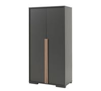 Vipack Armoire LONDON 2 portes Anthracite