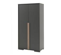 Vipack Armoire LONDON 2 portes Anthracite